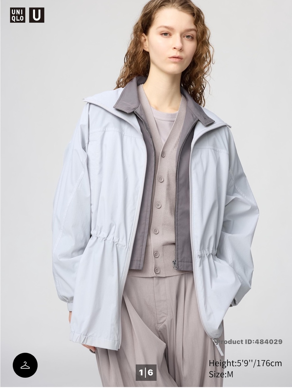 UV Protection Sheer Oversized Parka